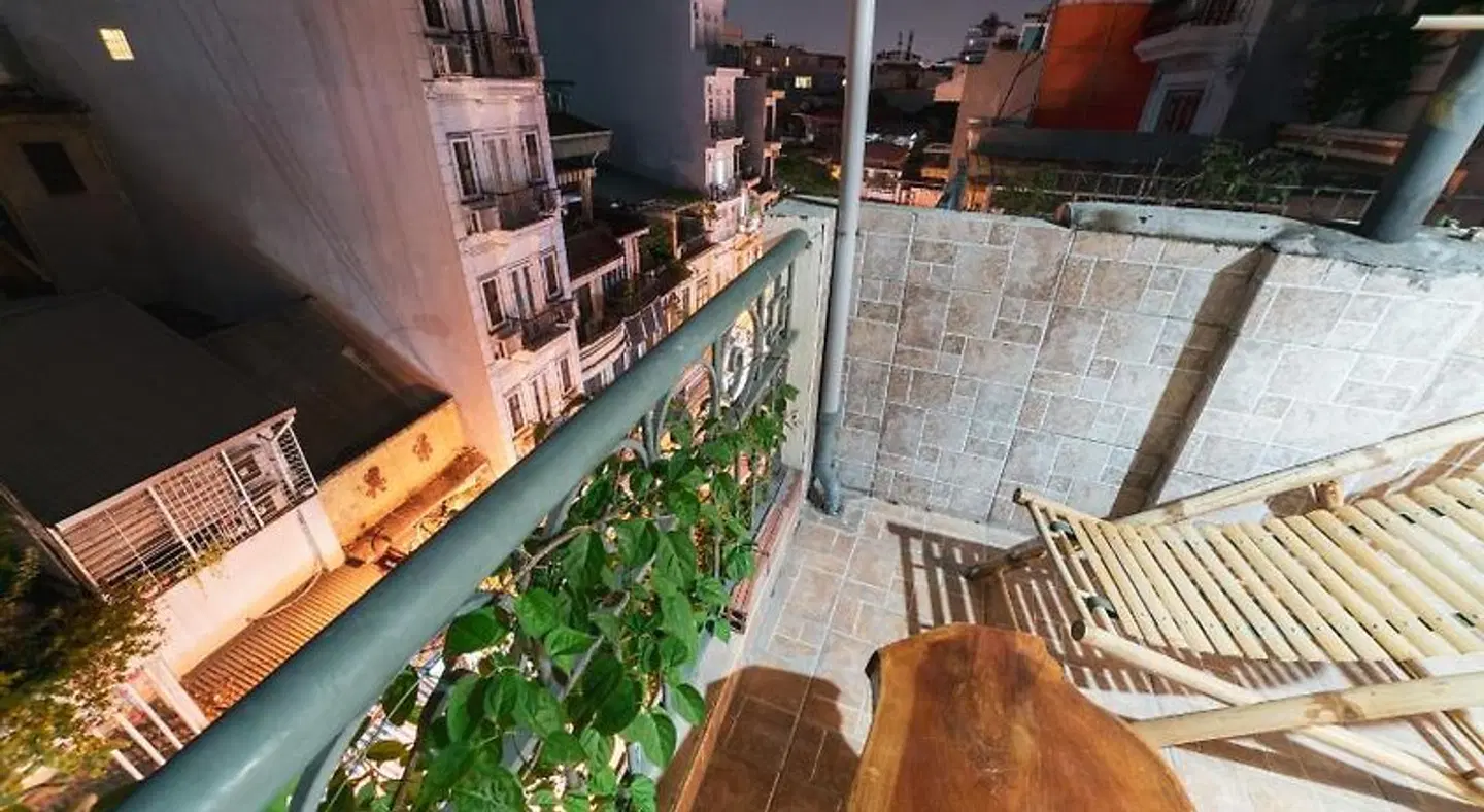 Graffiti House Terrasse