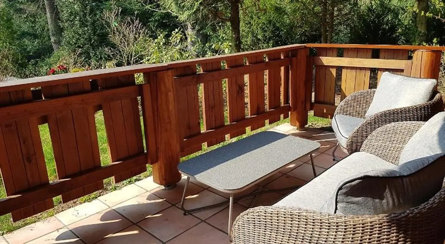 Pension Forsthaus Georgshöhe Terrasse