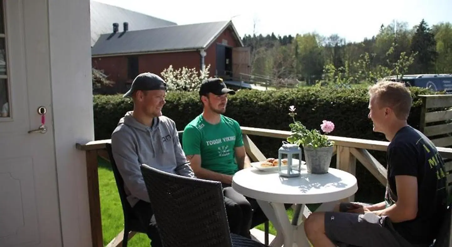 Älgbergets Bed & Breakfast Terrasse