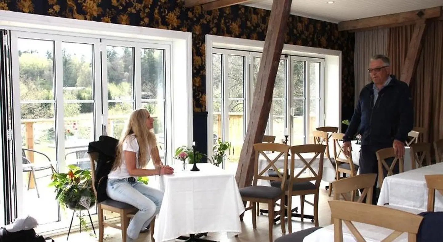 Älgbergets Bed & Breakfast Terrasse