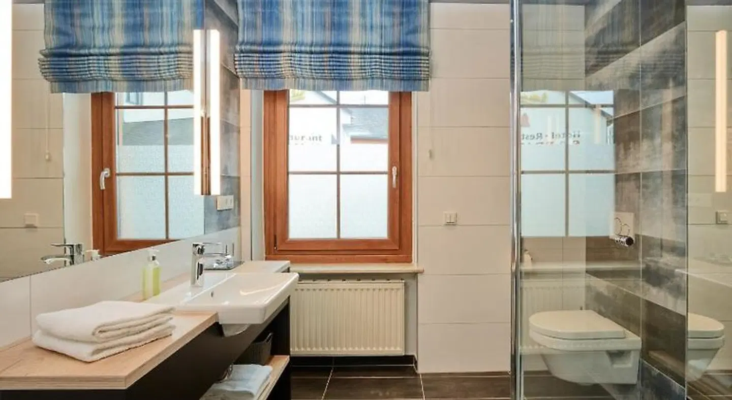 Gasthaus Leuktal Badezimmer