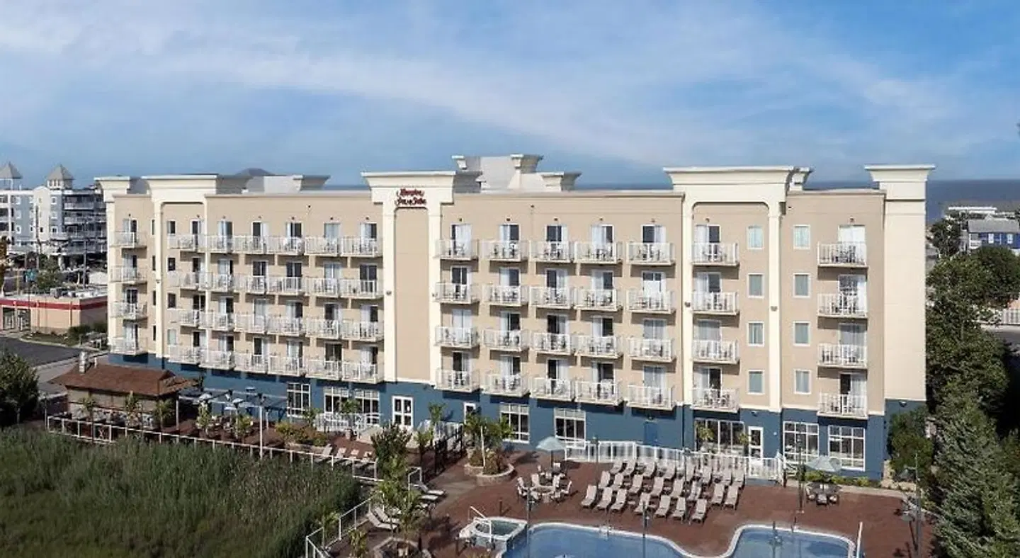 Hampton Inn & Suites Ocean City/Bayfront-Convention Center Terrasse