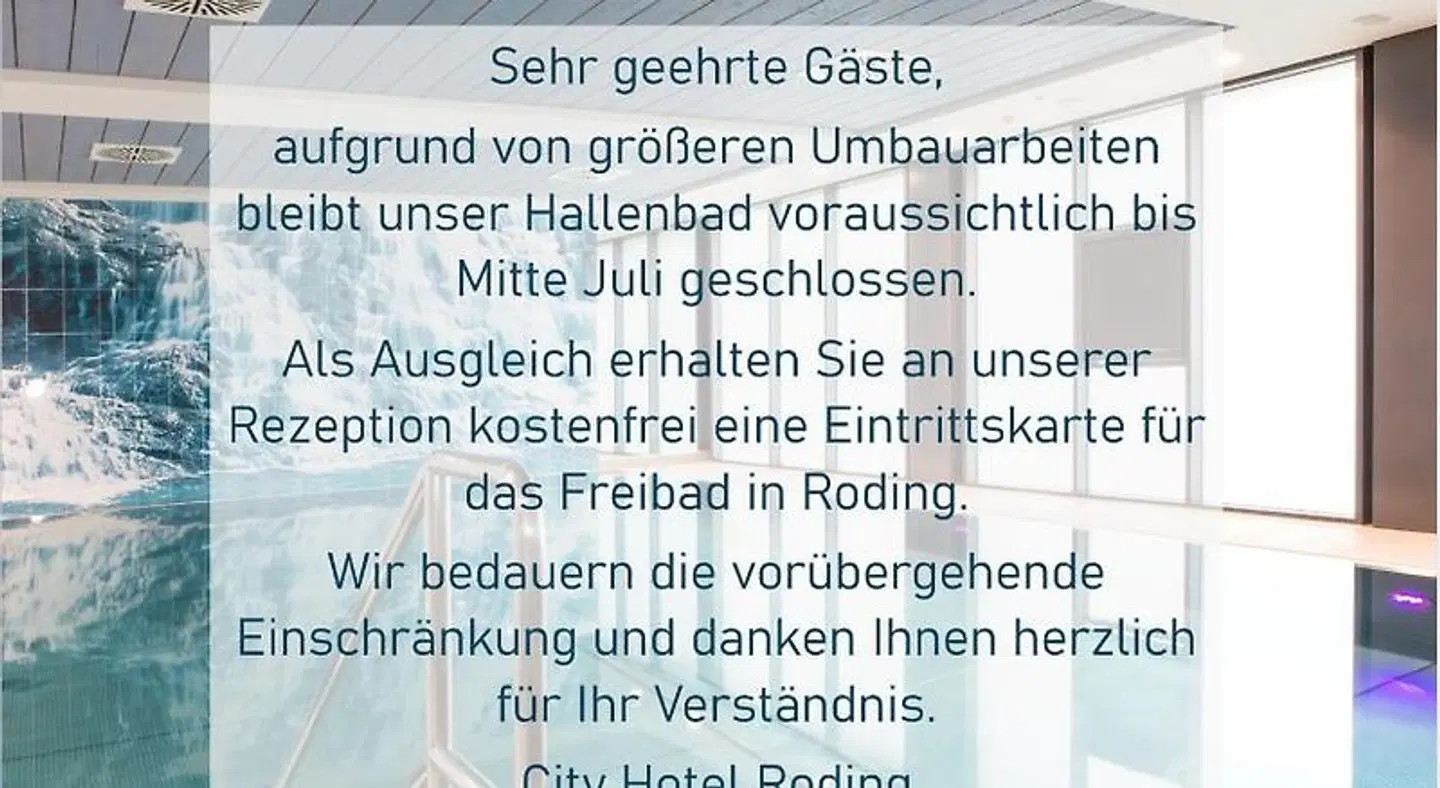 City Hotel Roding Landkarte