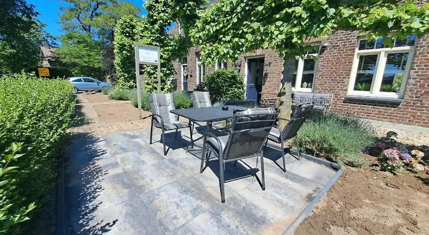 B&B de Pottenbakkershoeve Terrasse