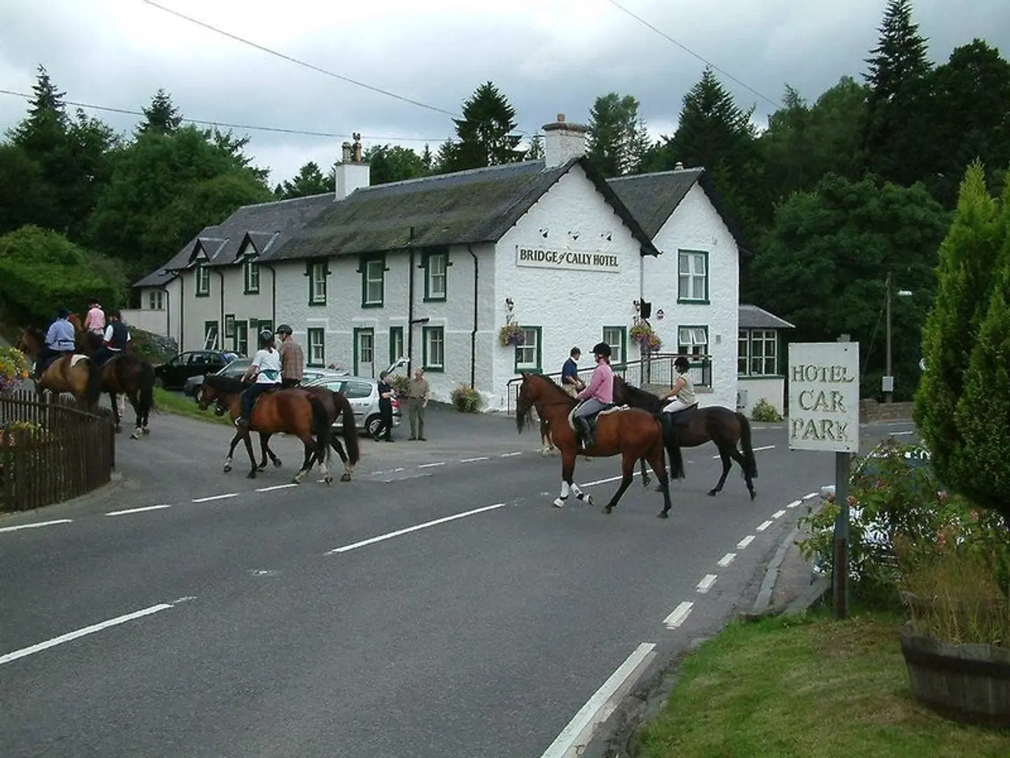 Bridge of Cally Hotel Tiere