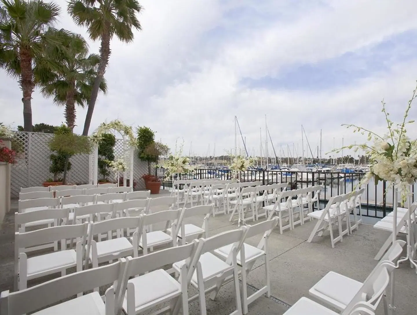 Hilton San Diego Airport/Harbor Island Terrasse