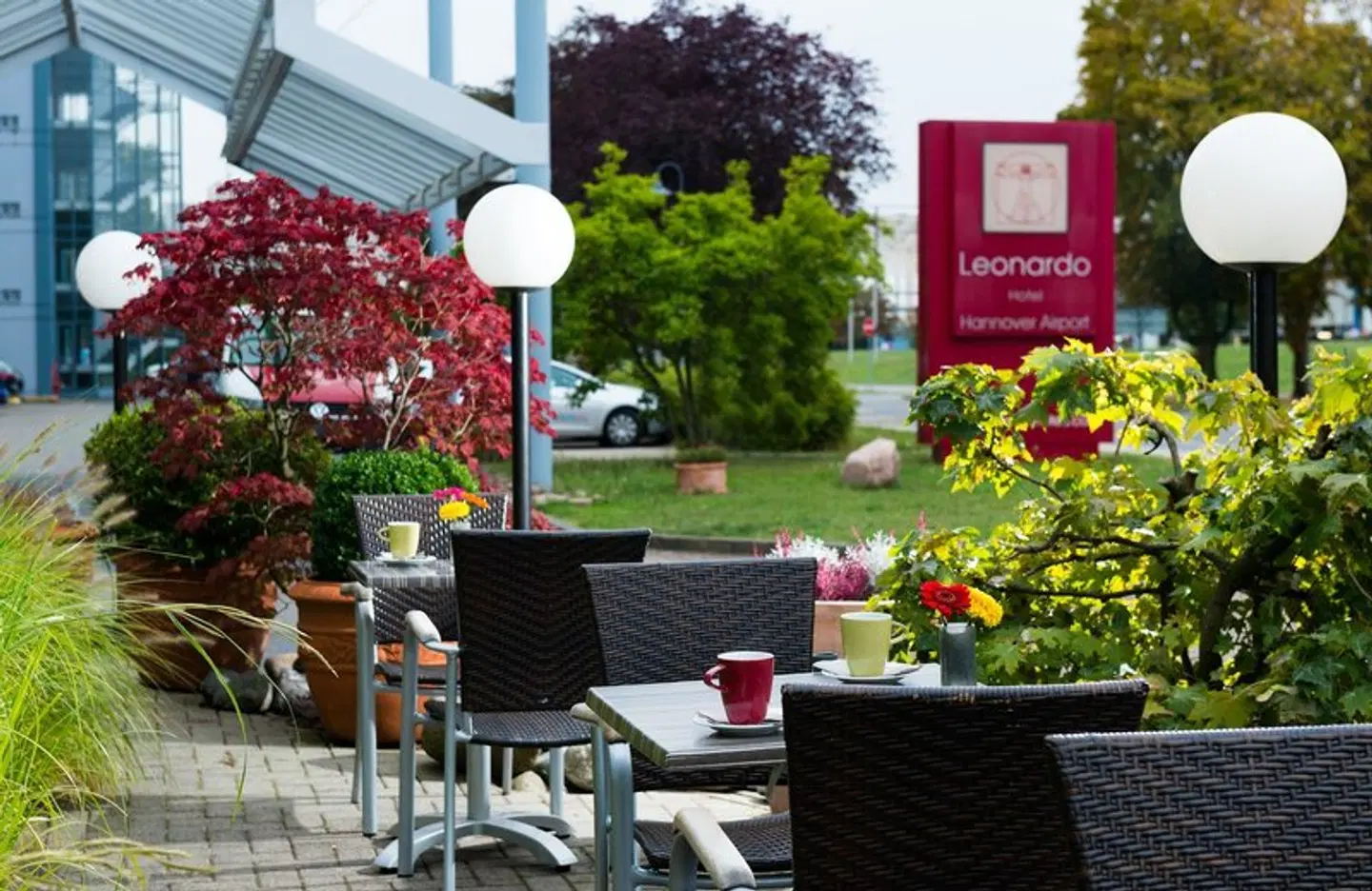 Leonardo Hotel Hannover Airport Terrasse