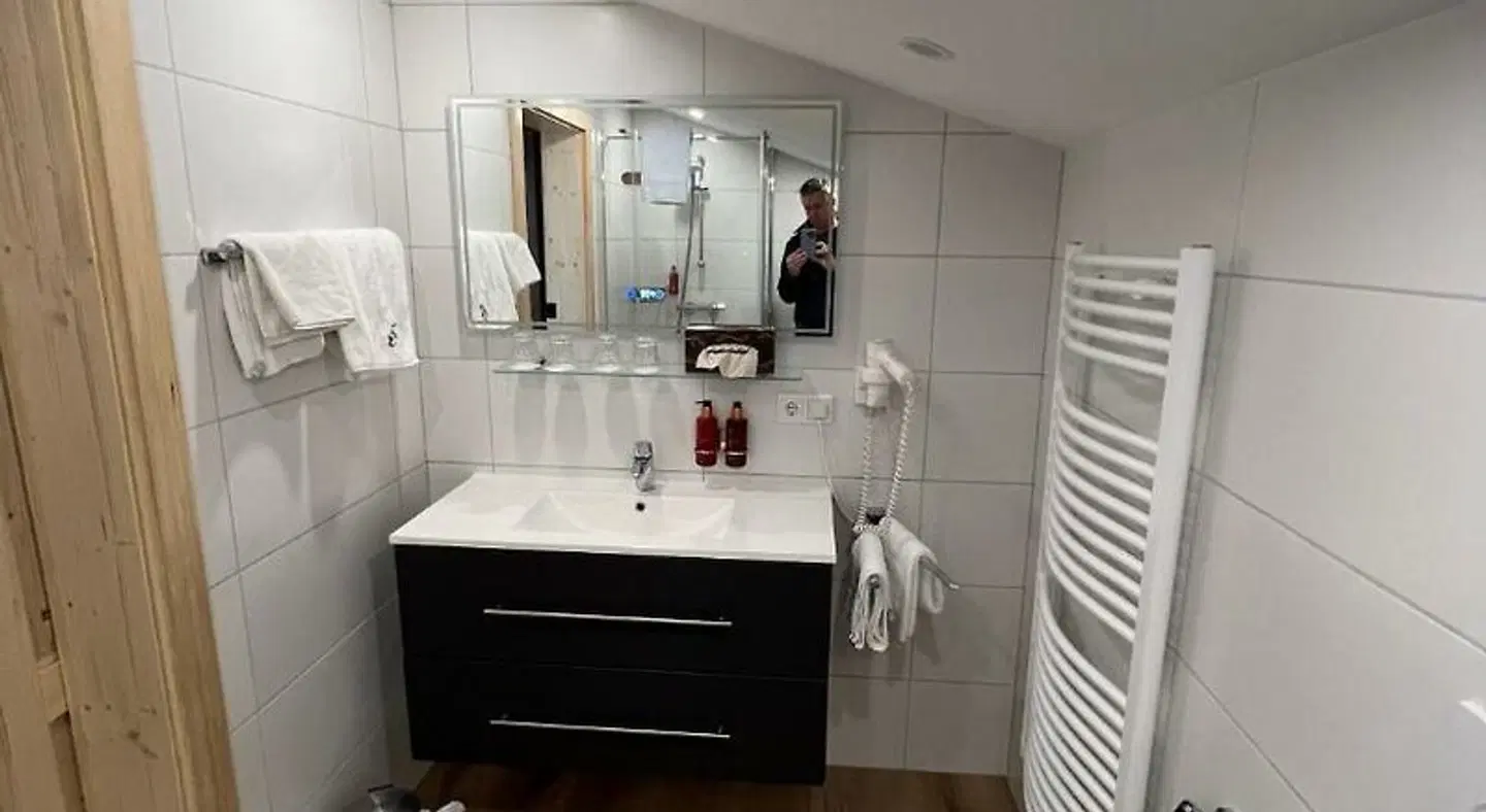 Hotel Berghof Badezimmer