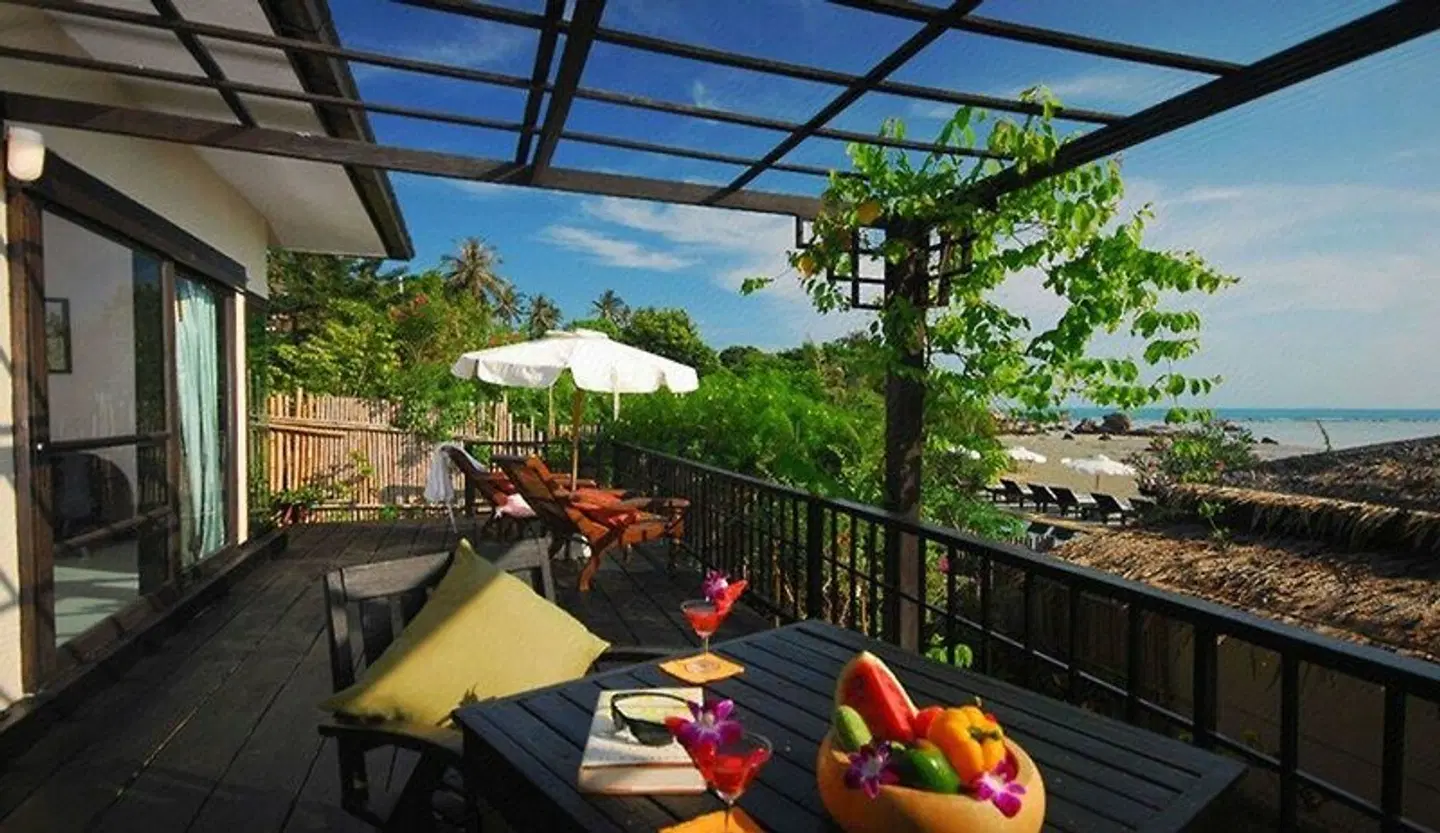 Cinnamon Beach Villas Terrasse