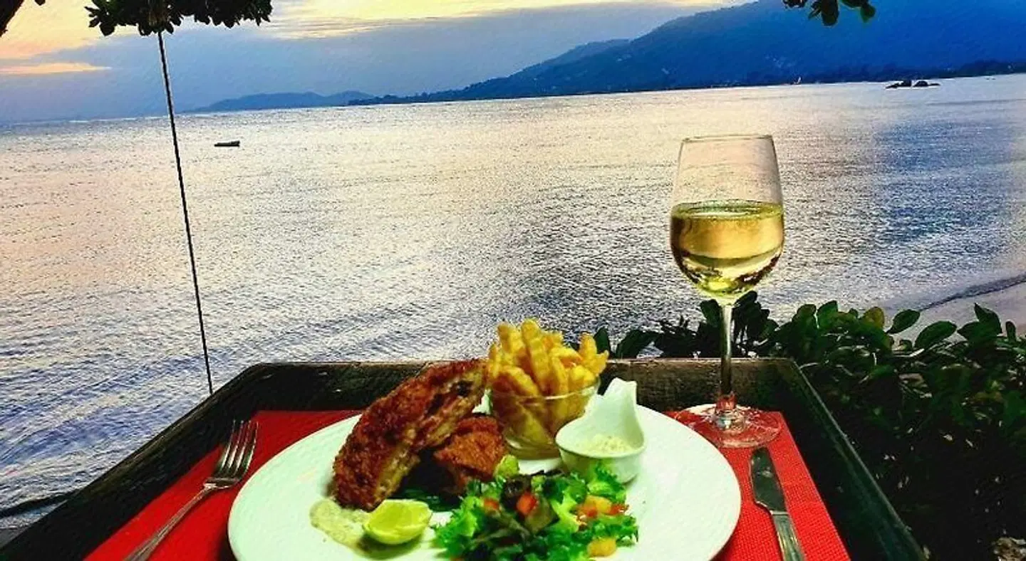 Cinnamon Beach Villas Terrasse