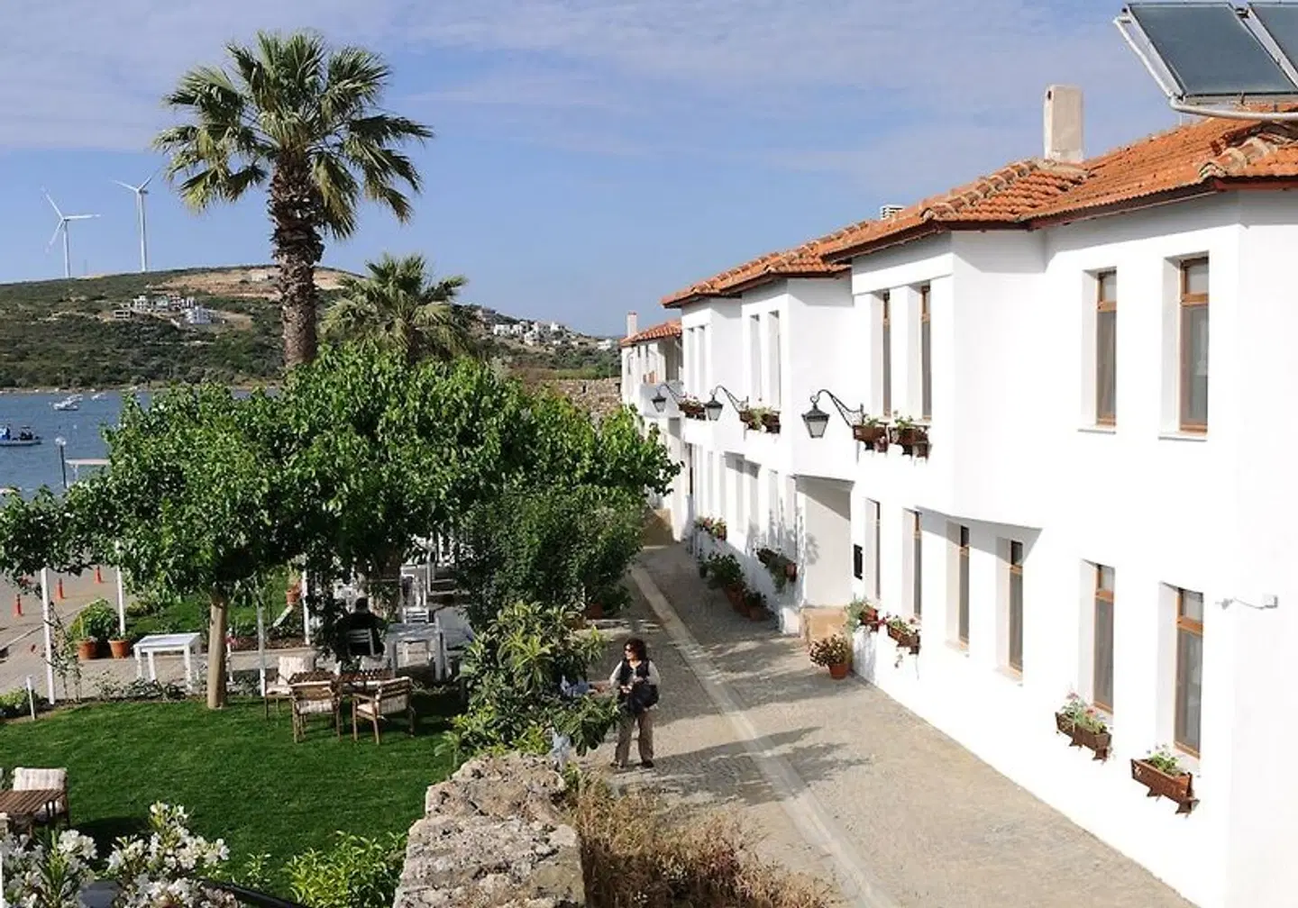 Teos Lodge Garten