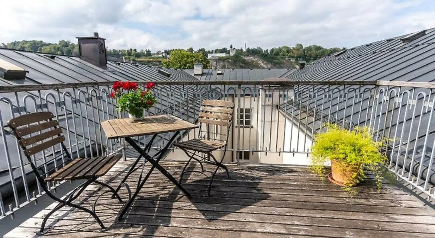 Gästehaus im Priesterseminar Salzburg Terrasse