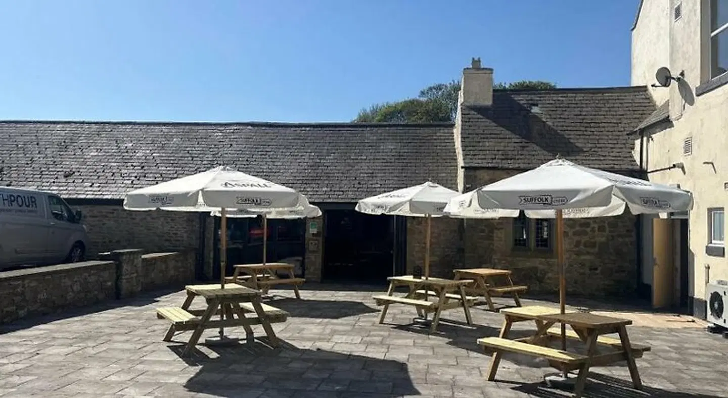 Hallgarth Manor Country Hotel & Restaurant Terrasse