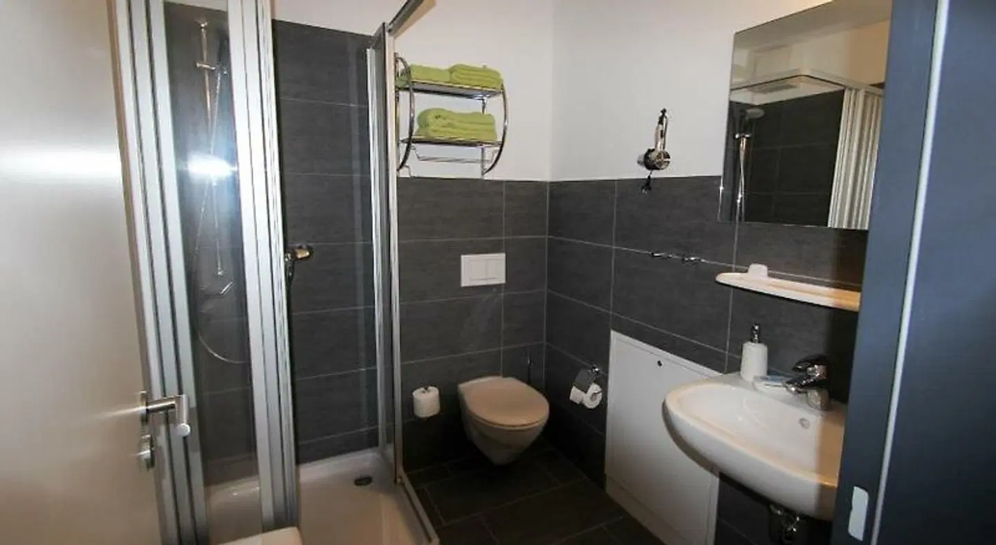 Pension-Maustmuhle Badezimmer