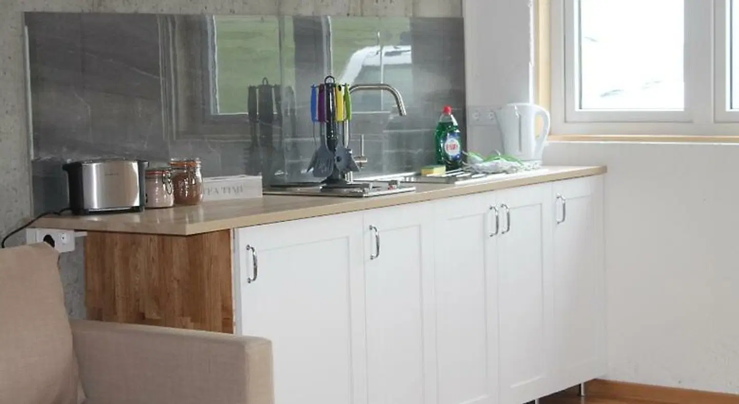 Lækjarhus Farm Holidays Badezimmer