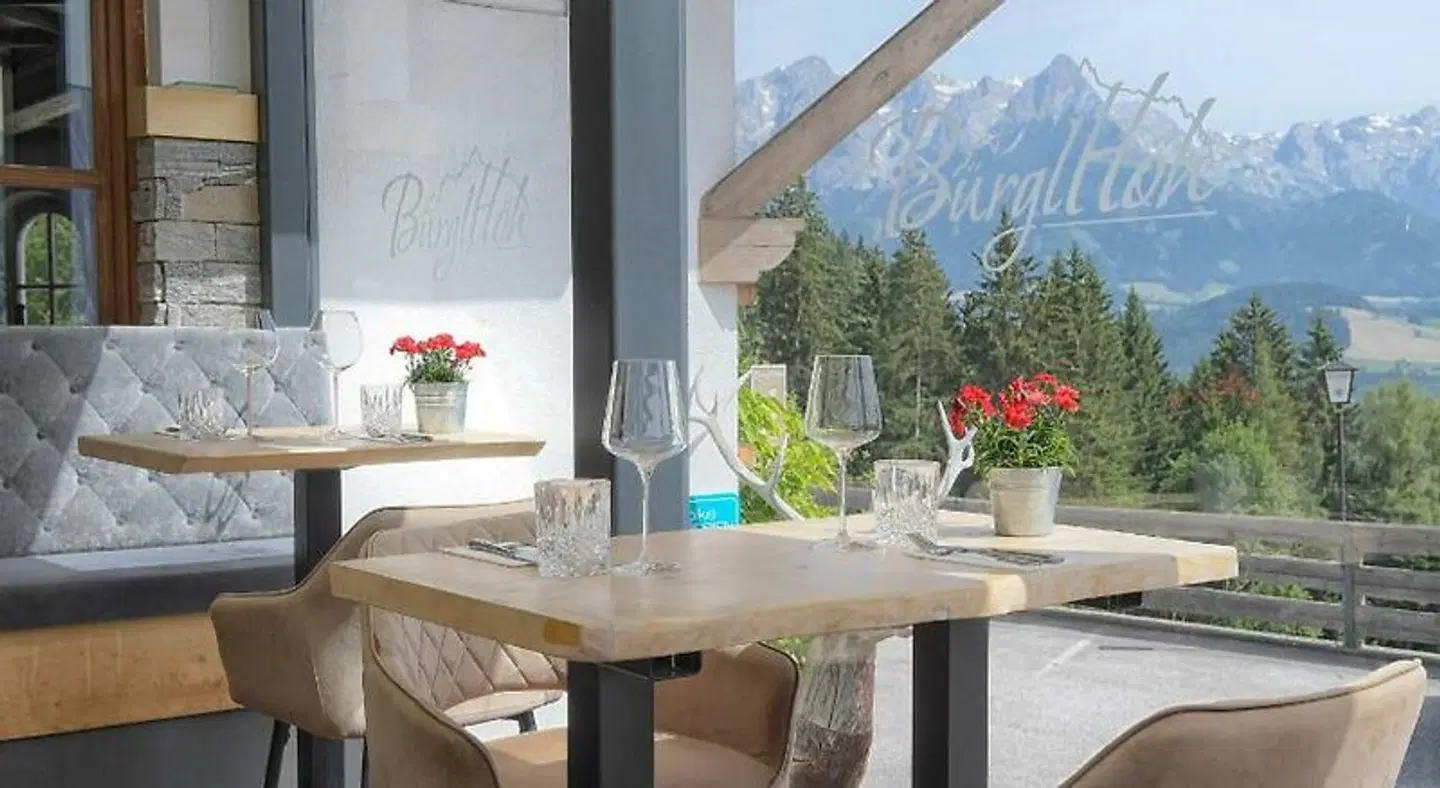 Hotel Bürglhöh Terrasse