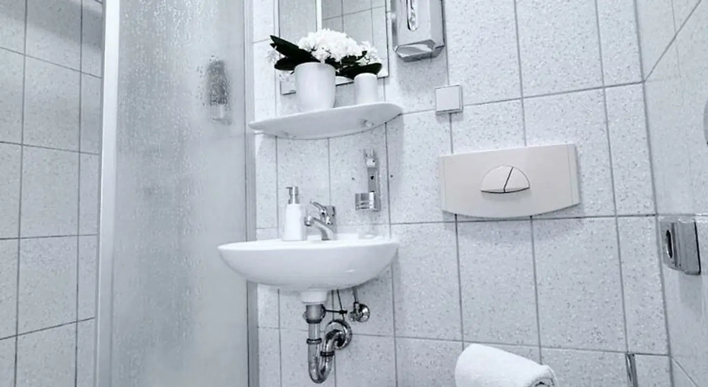 REGIOHOTEL Salzland Schönebeck Badezimmer