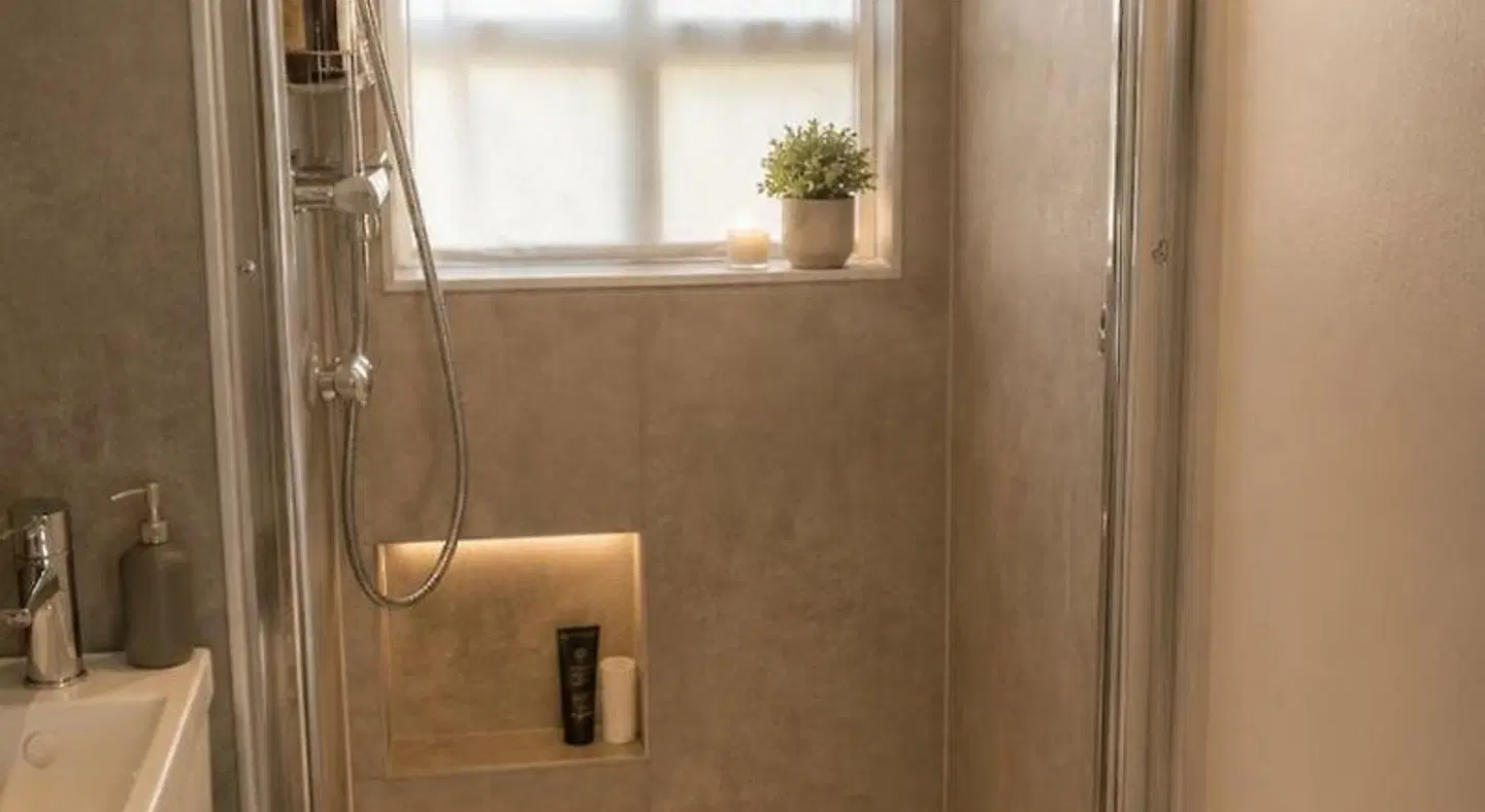 Guesthouse Borg Badezimmer