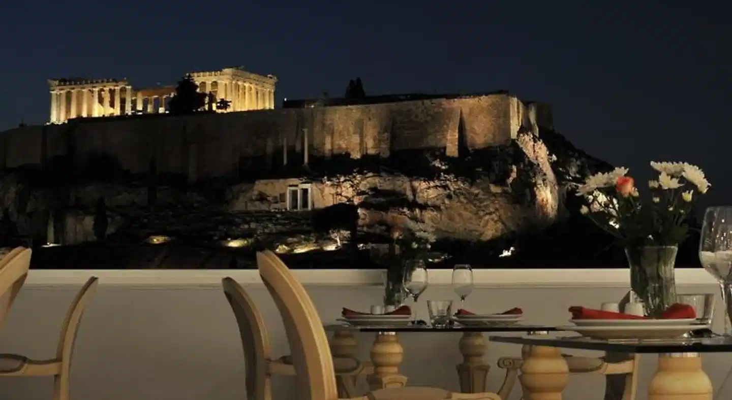 Acropolian Spirit Boutique Hotel Terrasse