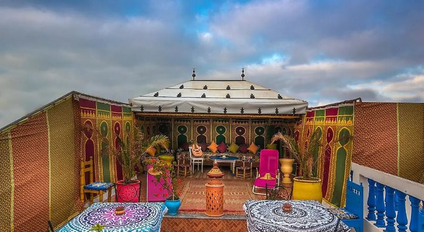 Riad Dar Jabador Terrasse