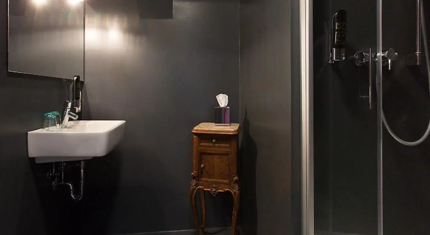 Hotel Heimathafen Badezimmer