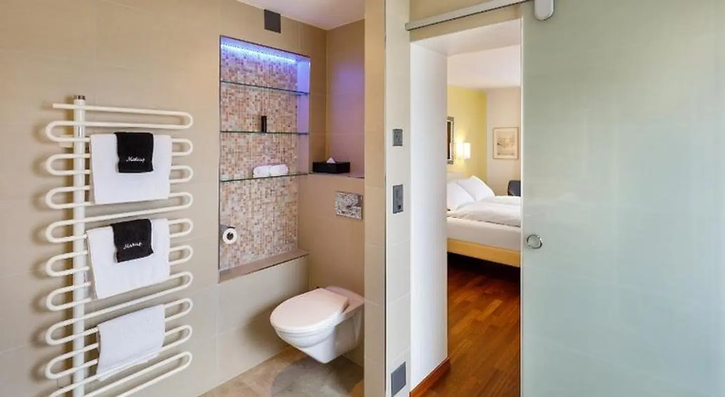 Aparthotel Familie Hugenschmidt Badezimmer