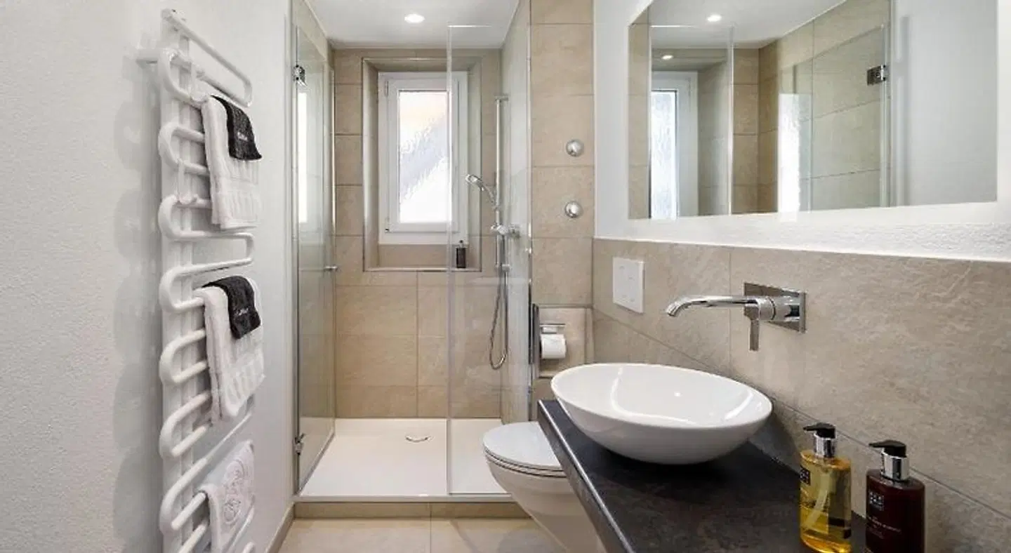 Aparthotel Familie Hugenschmidt Badezimmer