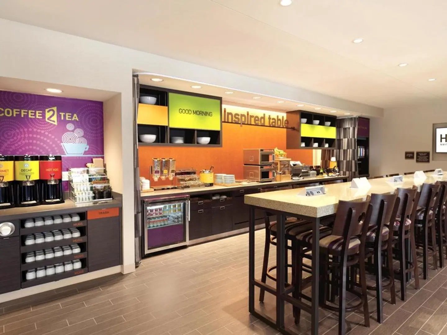 Home2 Suites by Hilton Bellingham Airport Bar