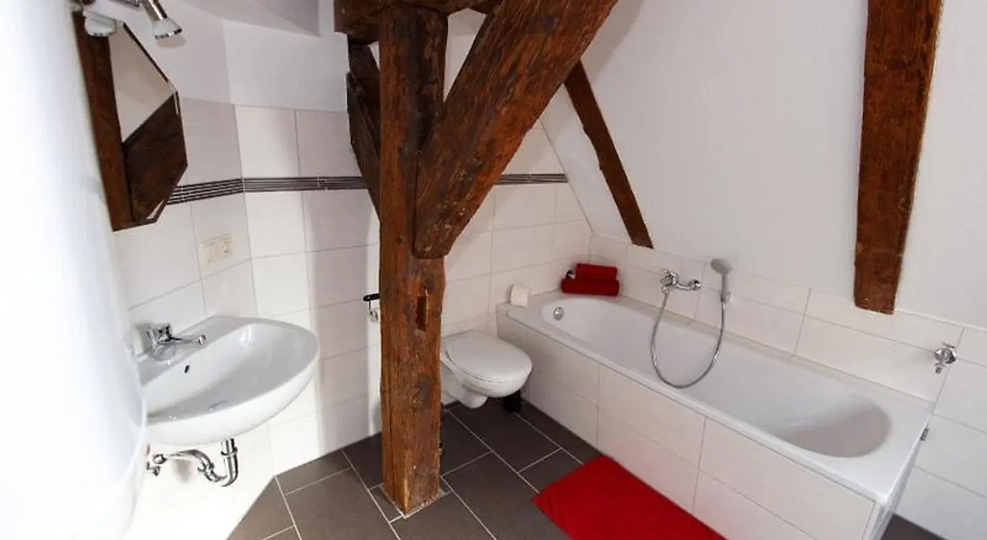 Altes Burghotel Badezimmer