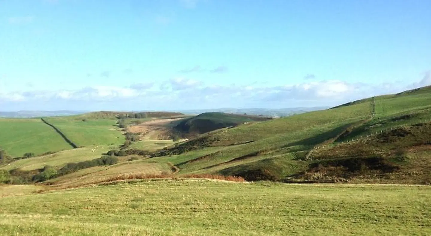 Upper Gilwern Quarry Hut LANDSCAPE