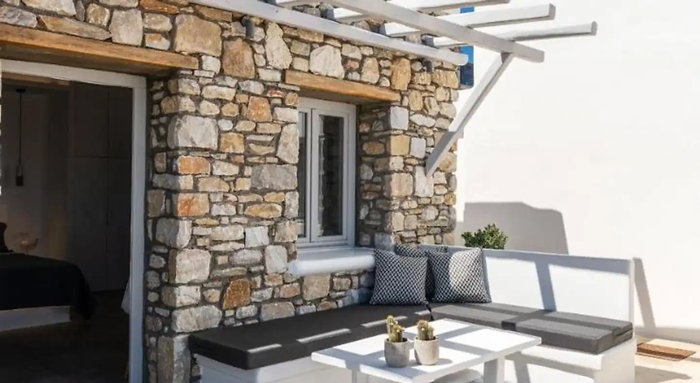 Aegean View Apartments Mykonos Terrasse