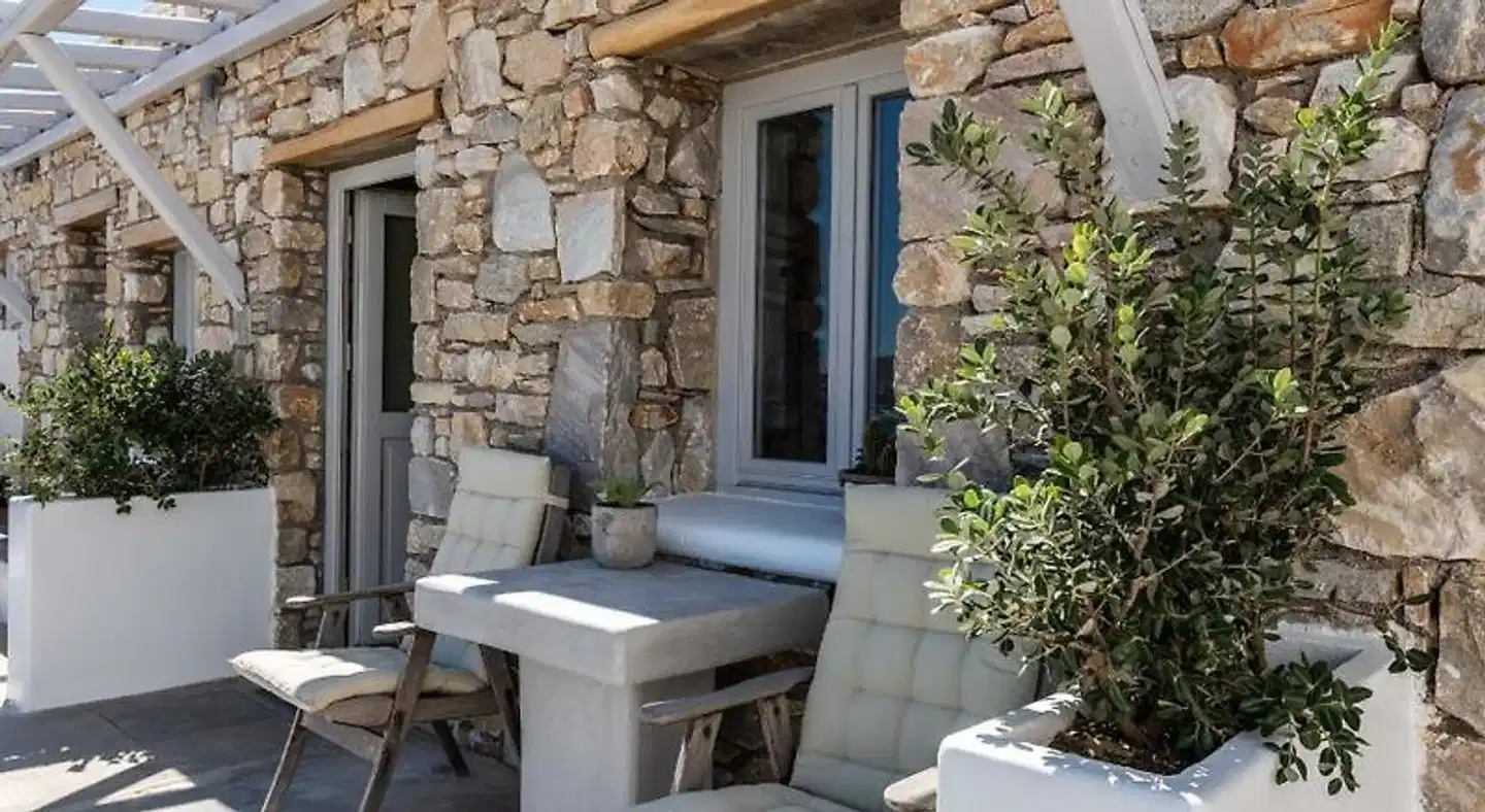 Aegean View Apartments Mykonos Terrasse