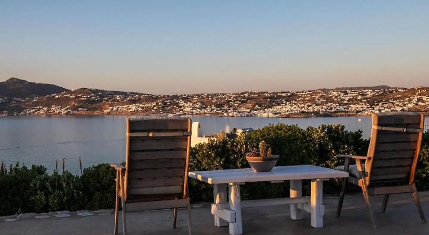 Aegean View Apartments Mykonos Terrasse