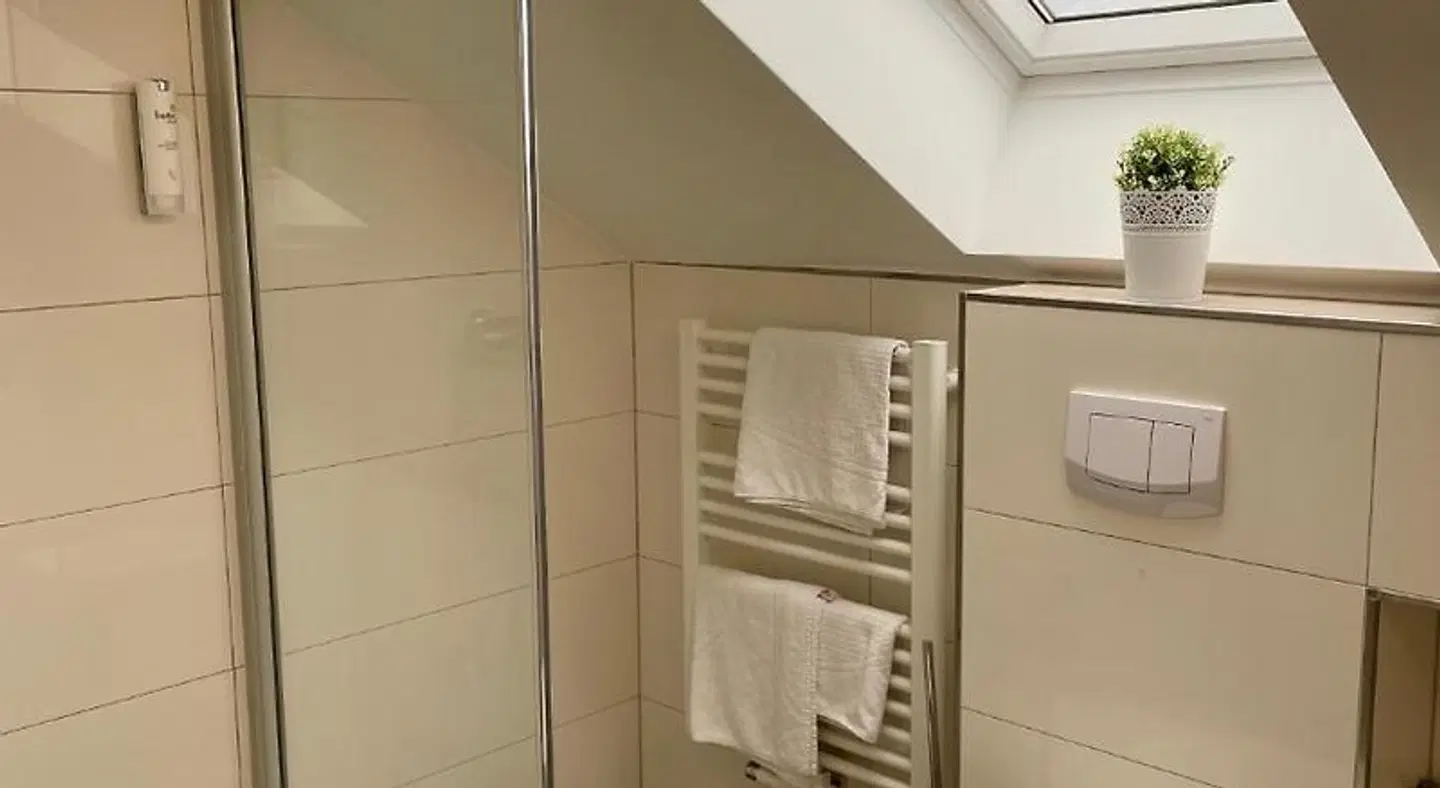 Gasthof Scharfe Kurve Badezimmer