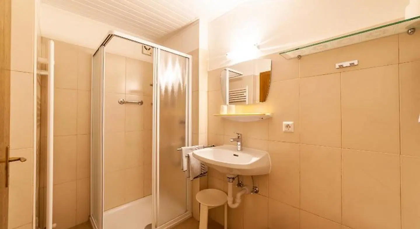 Pension Kofler Badezimmer