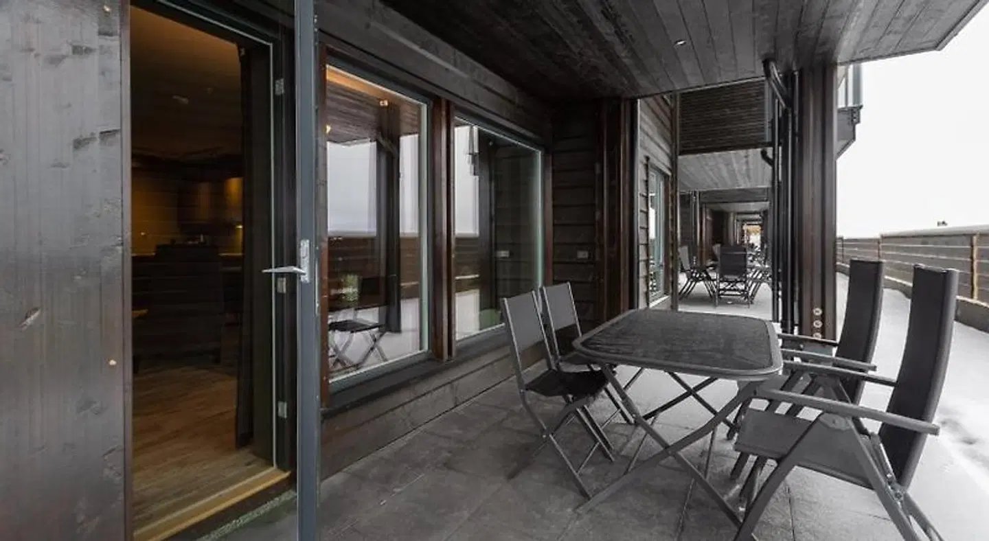 Riddertunet Apartments Terrasse