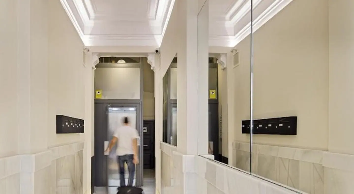 Hotel Sagrada Familia Apartments Badezimmer