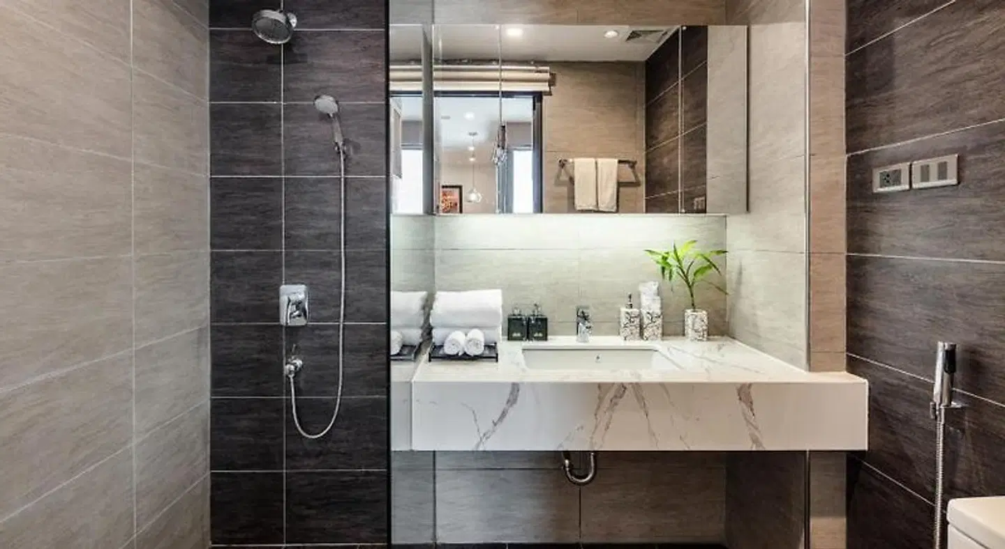 The Galaxy Home Hotel & Apartment Badezimmer