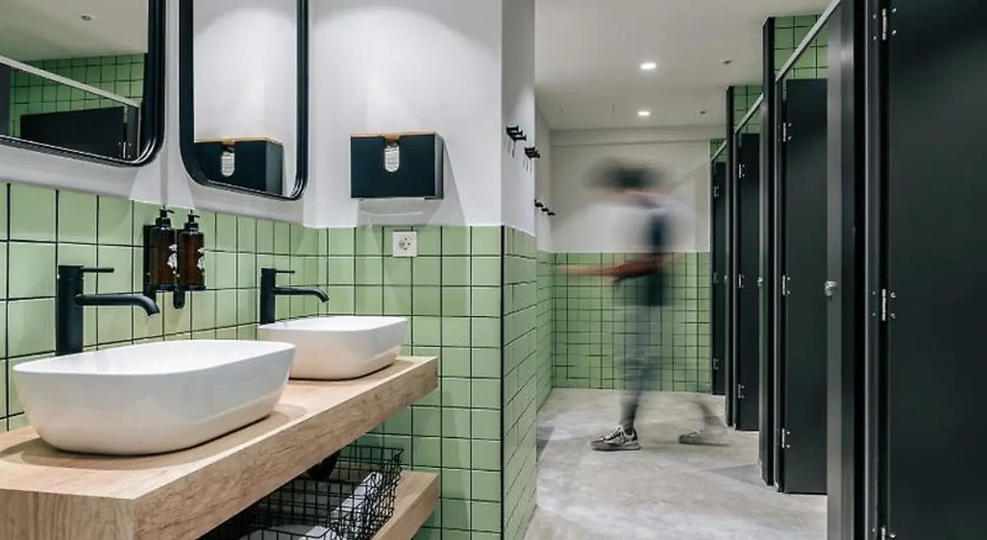 Colo Colo Hostel - Single Private Beds Badezimmer