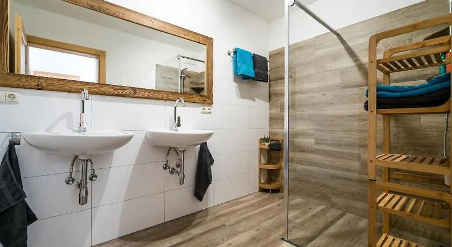 Pistenblick Appartements Badezimmer