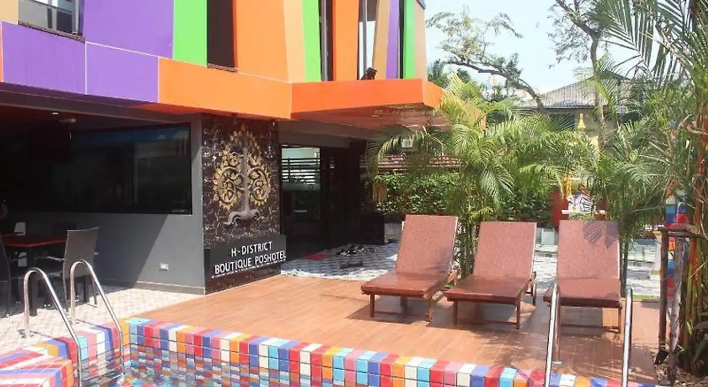 H-District Boutique Poshotel Terrasse