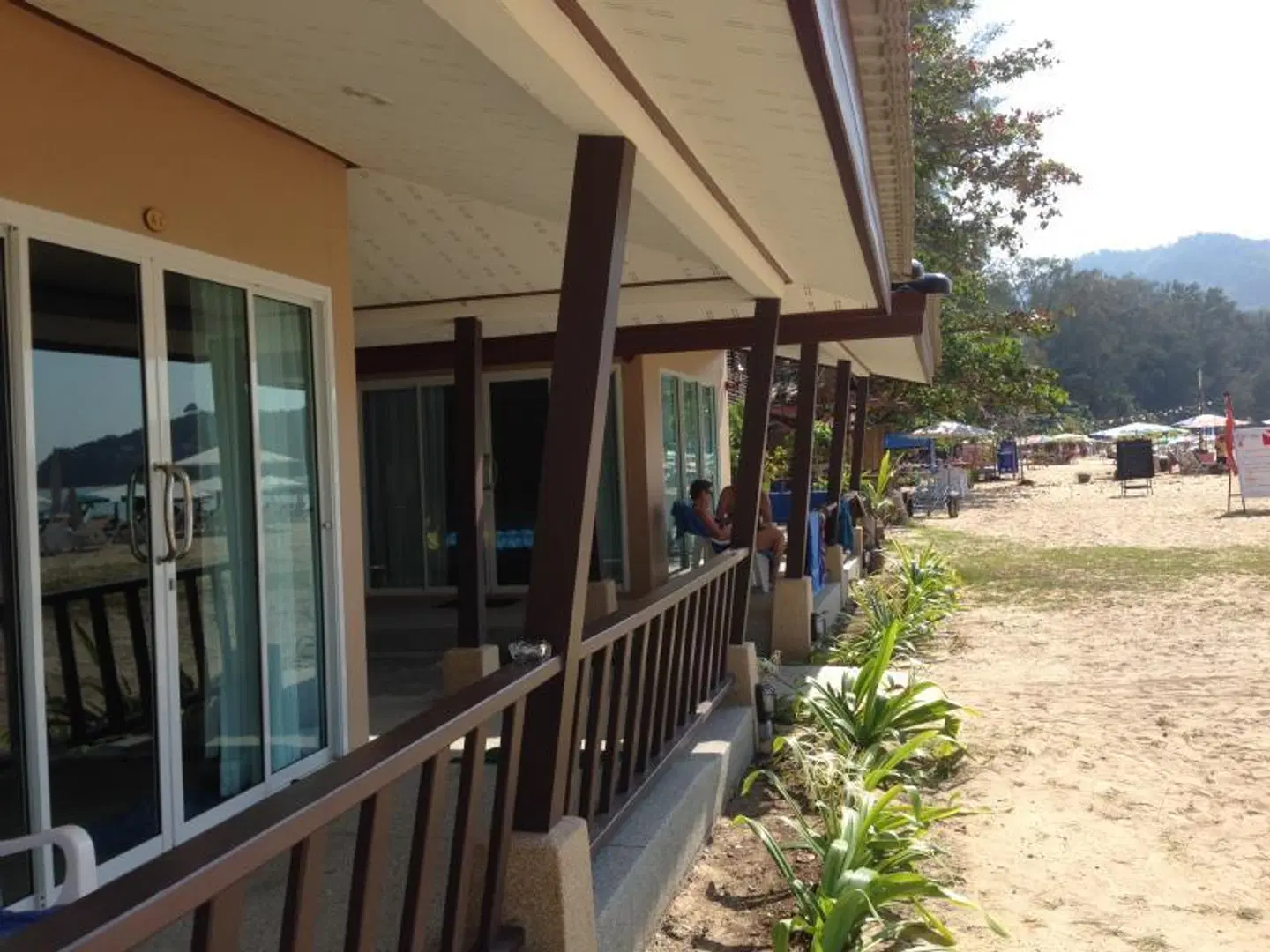 Dang Sea Beach Bungalow Terrasse