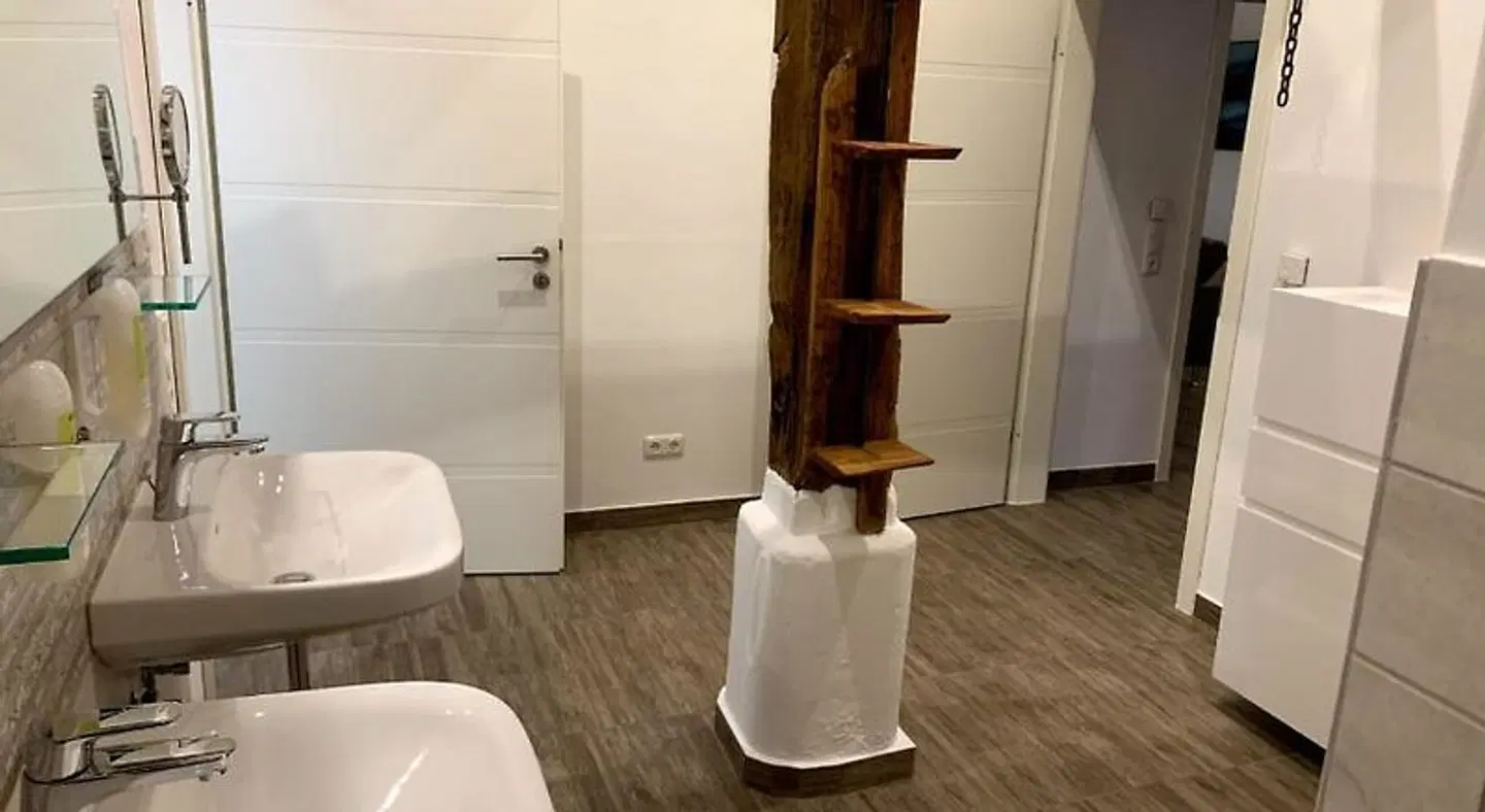 Ferienhof Altes Land Badezimmer
