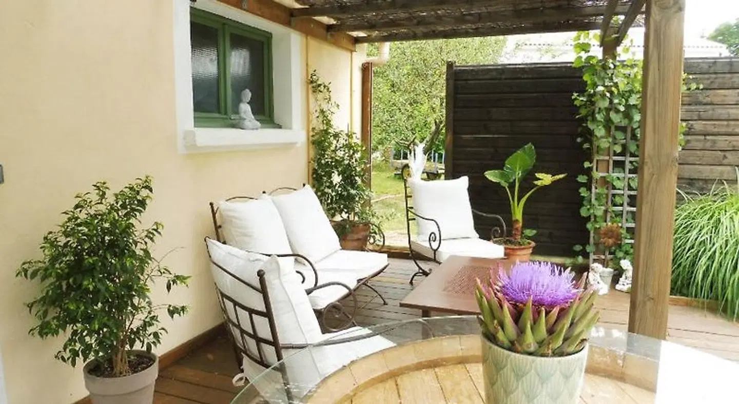 B&B Mas des Rabasses Terrasse