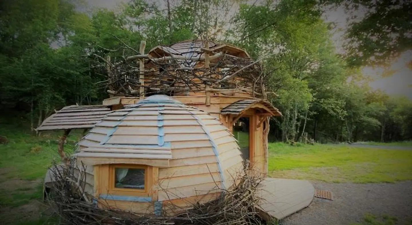 Les Cabanes De Pyrene Garten