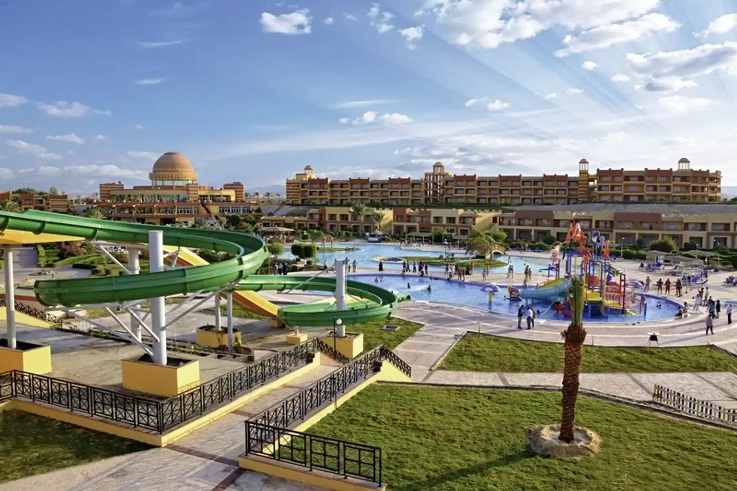 Malikia Resort Abu Dabbab Garten