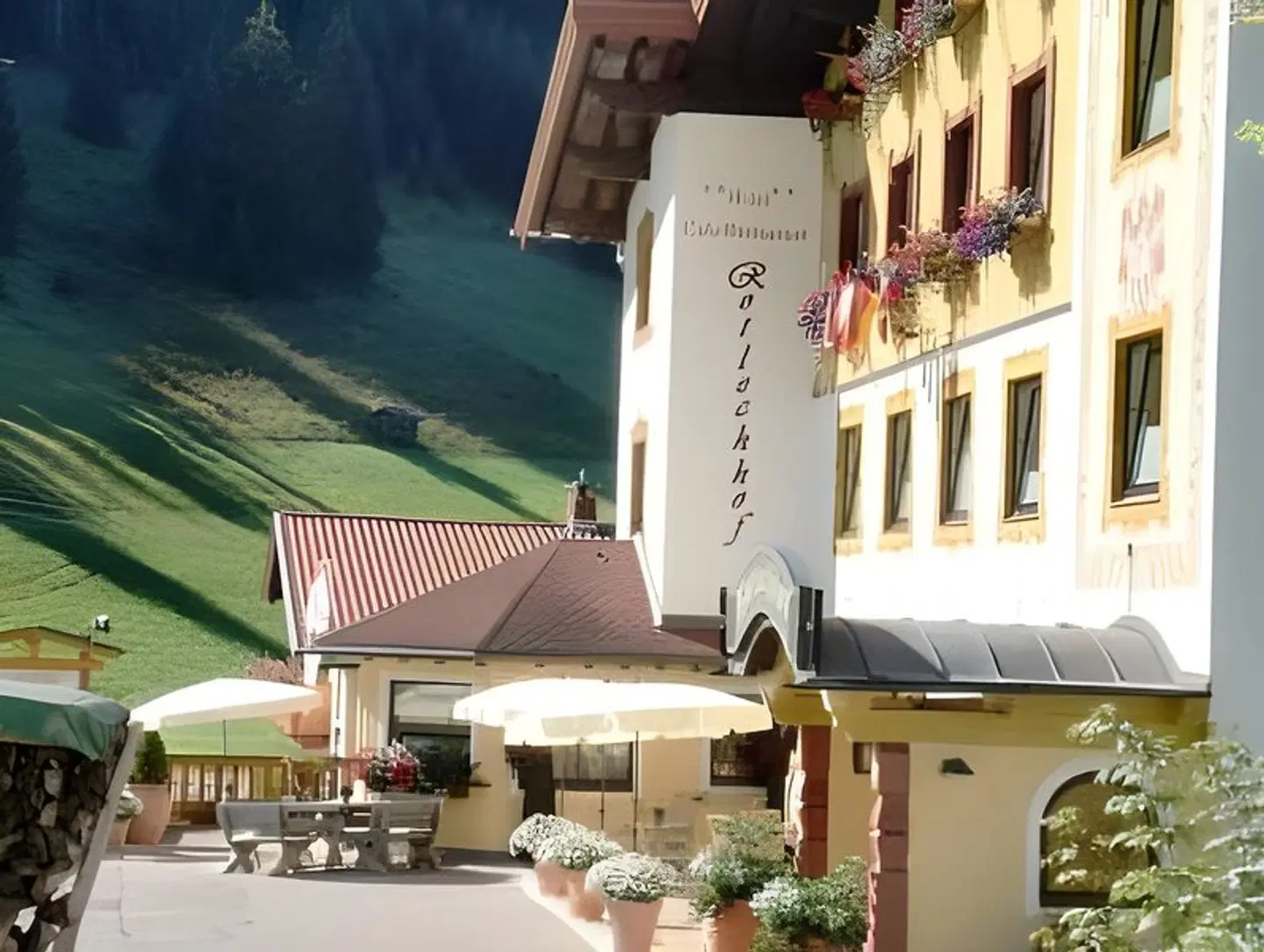 Hotel Rotlechhof Terrasse