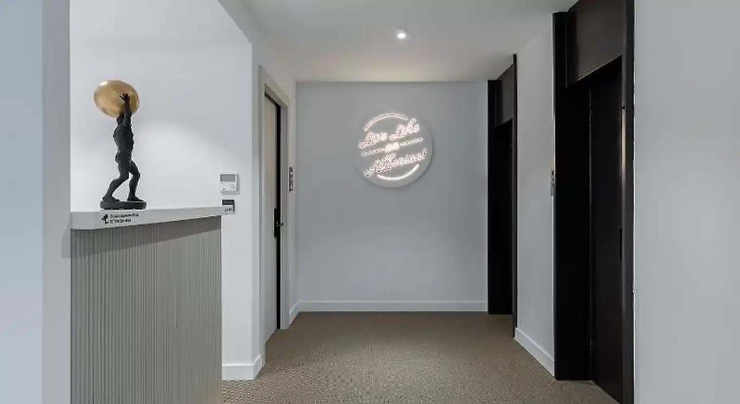 The Athenians Art Apartments Lobby