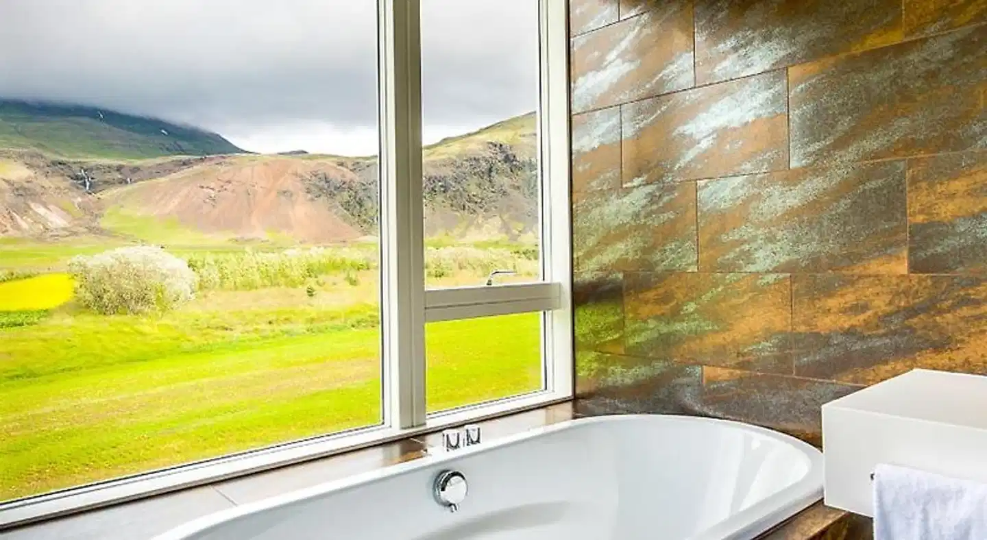 Fosshótel Vatnajökull Badezimmer