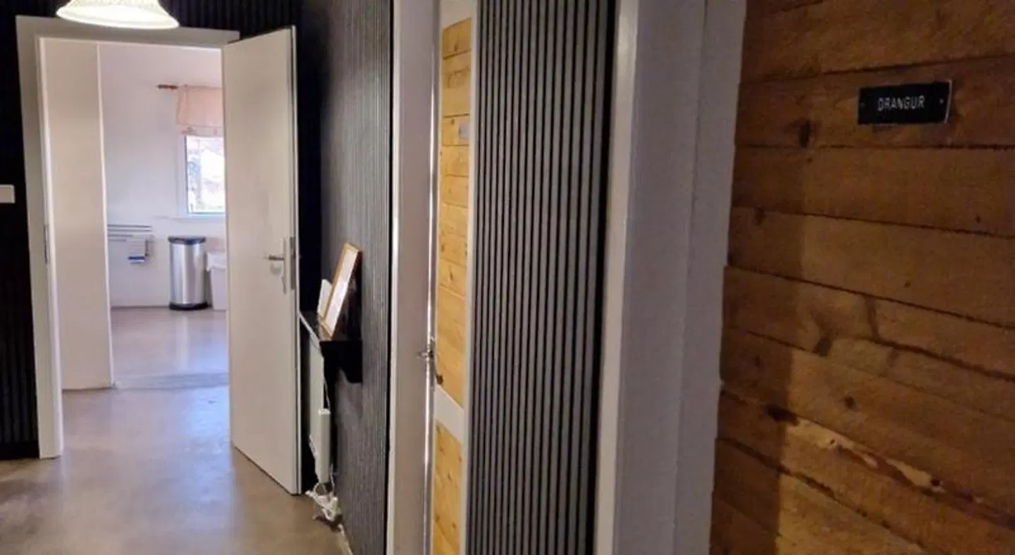 Lækjarhus Farm Holidays Badezimmer